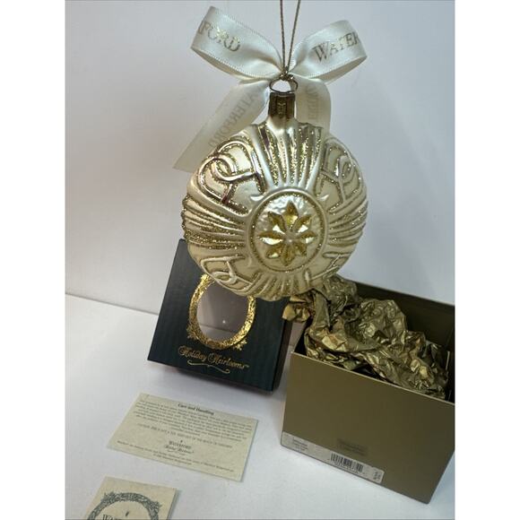 Waterford Holiday Heirlooms Millennium Celtic Cross Ornament 2000/2001 Nostalgic - Picture 2 of 10